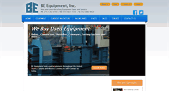 Desktop Screenshot of beequipment.com